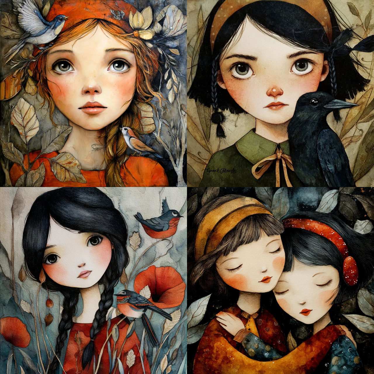 Claudia Tremblay style, Midjourney V7, render 1 of 4