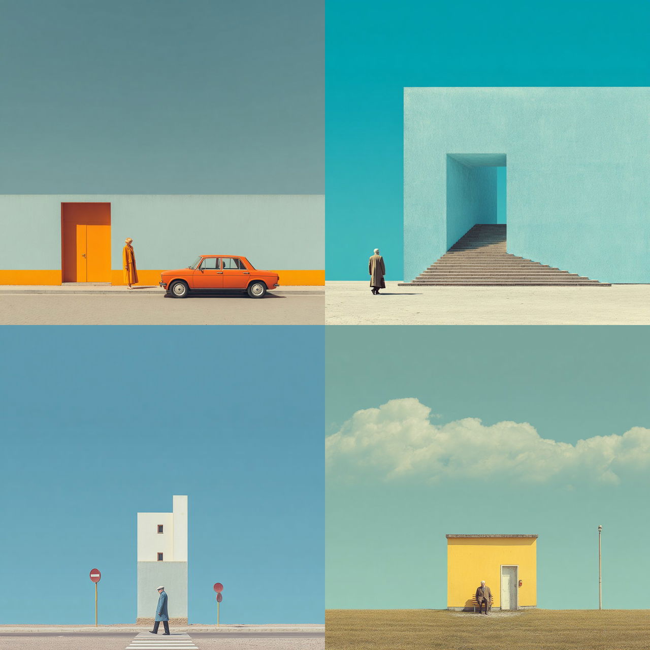 Clemens Ascher style, Midjourney V7, render 1 of 4