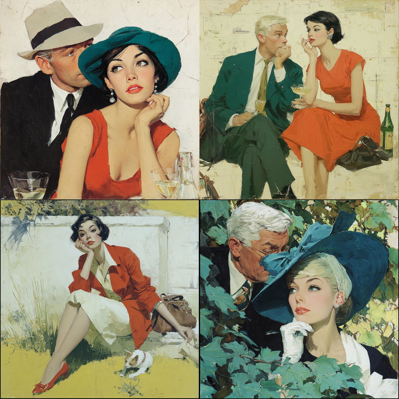Coby Whitmore style, Midjourney V7, render 1 of 4
