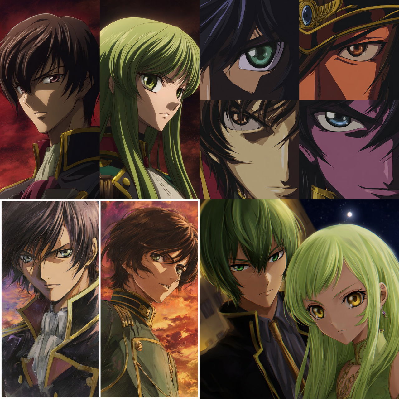 Code Geass style, Midjourney V7, render 1 of 4