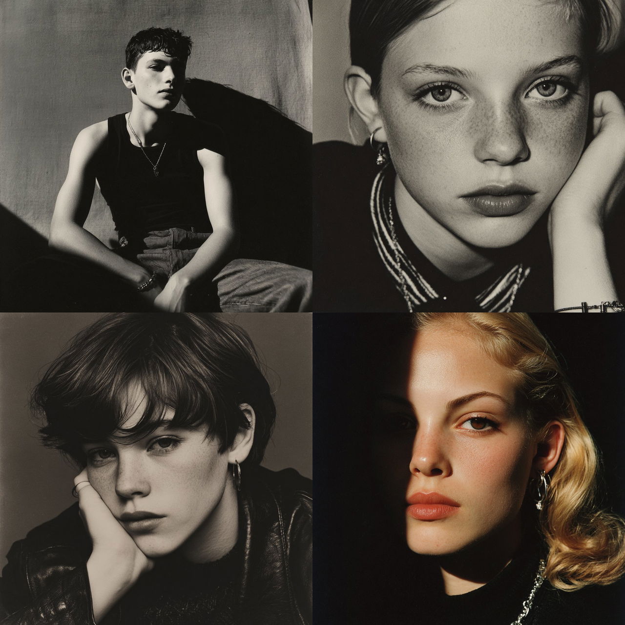 Collier Schorr style, Midjourney V7, render 1 of 4