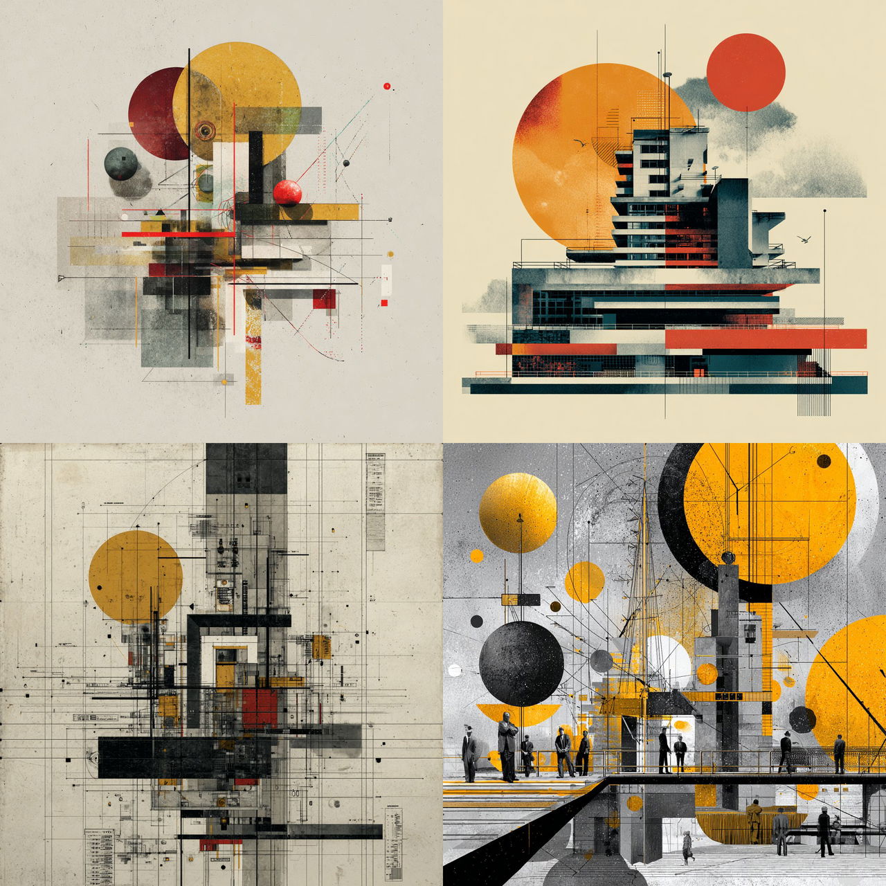 Constructivism style, Midjourney V7, render 1 of 4