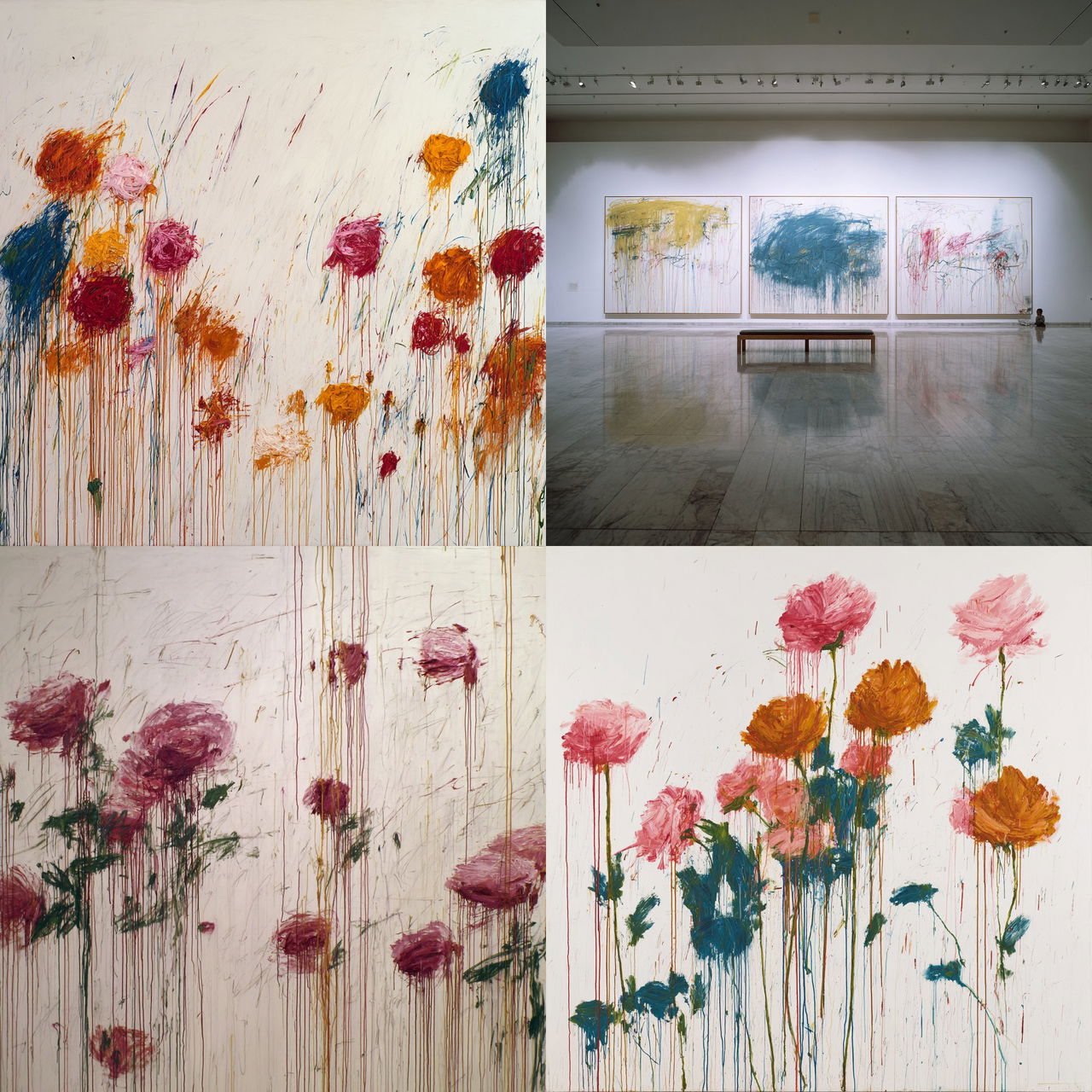 Cy Twombly style, Midjourney V7, render 1 of 4
