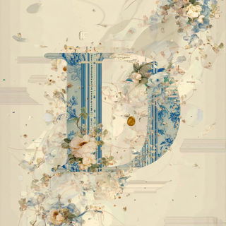 Pelagic Bower style, Midjourney V7: typographic composition with large letters