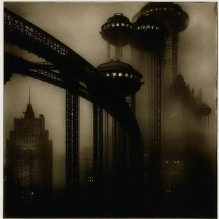 Vat Shadowism style, Midjourney V7: megacity with futuristic bioarchitecture