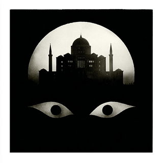 Vat Shadowism style, Midjourney V7: bold minimalist logo design for Istanbul city municipal services