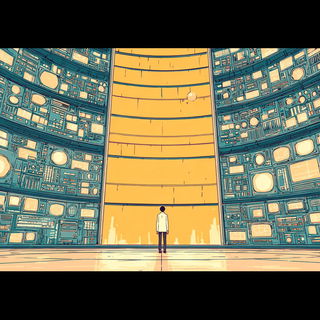 Radiantide style, Midjourney V7: cinematic shot from sci-fi movie