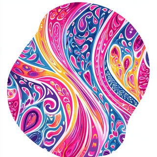 Neon Paisley Riso style, Midjourney V7: bold minimalist logo design for Istanbul city municipal services