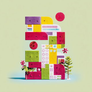 Chromapastic style, Midjourney V7: abstract 3D render