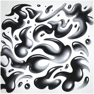 Cryofloric style, Midjourney V7: abstract 3D render