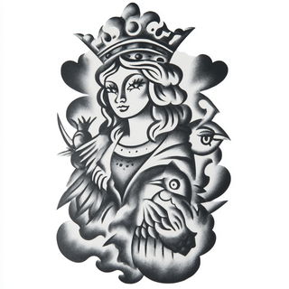 Cryofloric style, Midjourney V7: retro fairy-tale illustration
