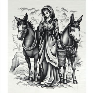 Cryofloric style, Midjourney V7: classical 18th-century oil painting