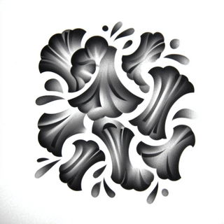 Cryofloric style, Midjourney V7: creative pattern composition