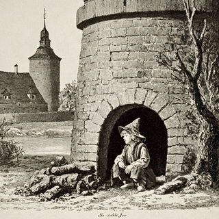 Kilnplate Antiquarianism style, Midjourney V7: retro fairy-tale illustration