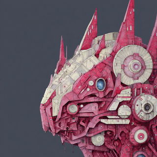 Fractomasonry style, Midjourney V7: abstract 3D render