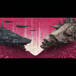Fractomasonry style, Midjourney V7: cinematic shot from sci-fi movie