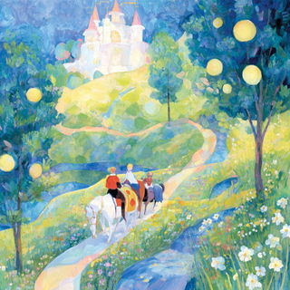 Verandacism style, Midjourney V7: retro fairy-tale illustration