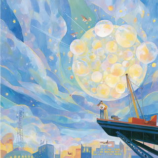 Verandacism style, Midjourney V7: editorial illustration for popular scientific magazine cover