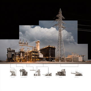 Chiaroscuro Masquerade style, Midjourney V7: technical infrastructure blueprint schematics