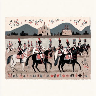 Bramblegloom style, Midjourney V7: classical 18th-century oil painting