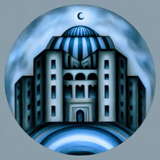 Blacknose Squall style, Midjourney V7: bold minimalist logo design for Istanbul city municipal services