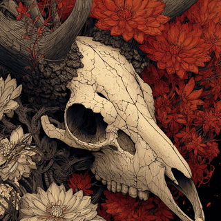 Pilgrimthorn style, Midjourney V7: creative pattern composition