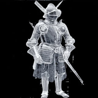 Cryotopographica style, Midjourney V7: concept art character design of retropunk steam knight