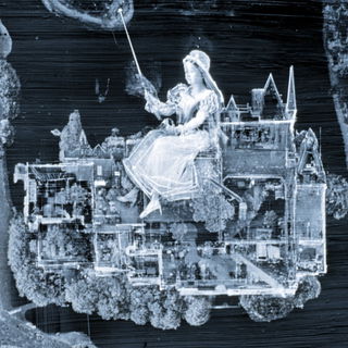 Cryotopographica style, Midjourney V7: retro fairy-tale illustration