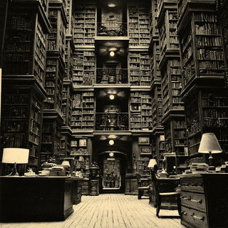 Sepia Lithic Chiaroscuro style, Midjourney V7: Midlibrary