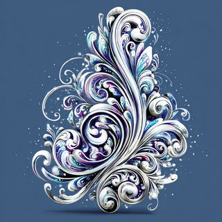 Ouroboros Filigree style, Midjourney V7: creative pattern composition