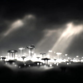 Celglow Understory style, Midjourney V7: megacity with futuristic bioarchitecture