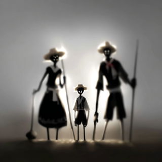 Celglow Understory style, Midjourney V7: traditional folk art