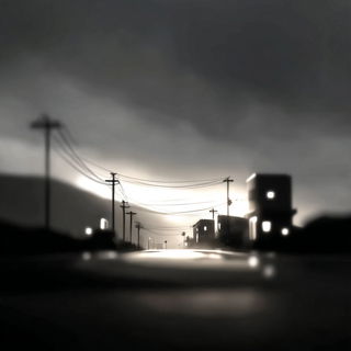 Celglow Understory style, Midjourney V7: realistic landscape photograph of quiet dawn