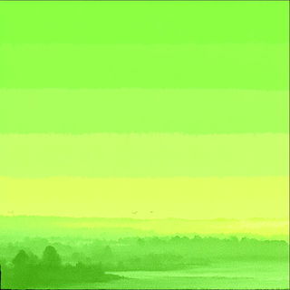 Overexposure Mannequin style, Midjourney V7: realistic landscape photograph of quiet dawn