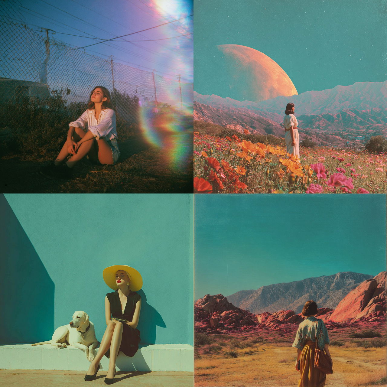 Dana Trippe style, Midjourney V7, render 1 of 4