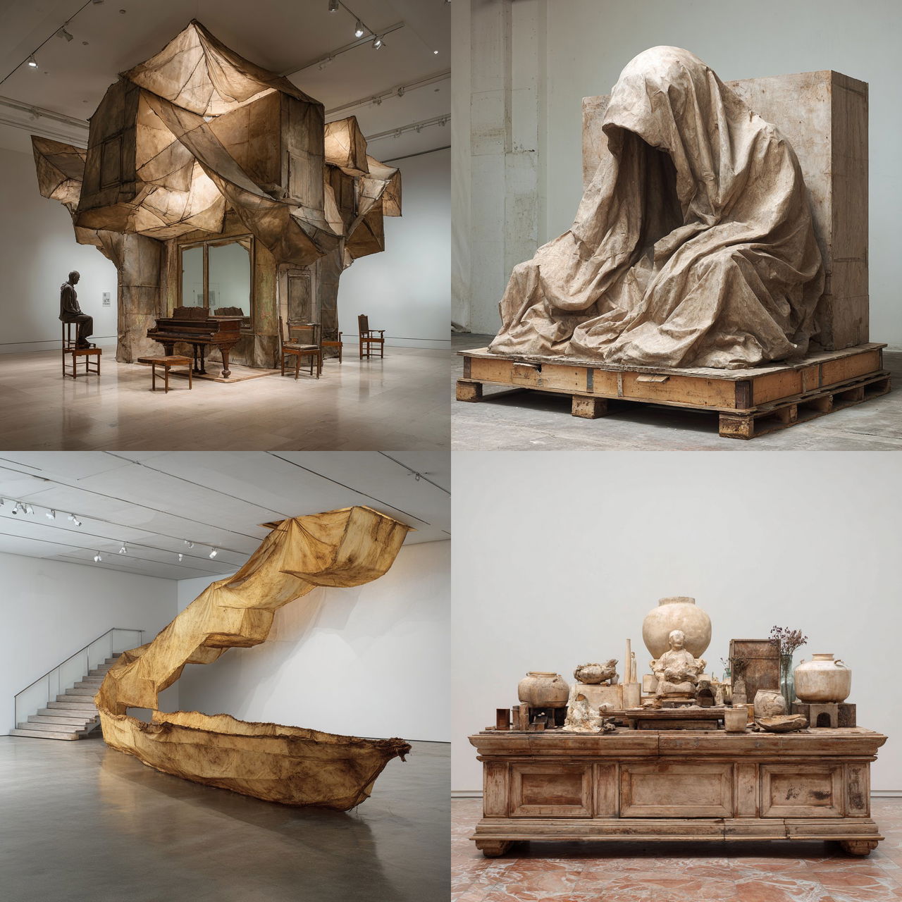 Danh Vo style, Midjourney V7, render 1 of 4