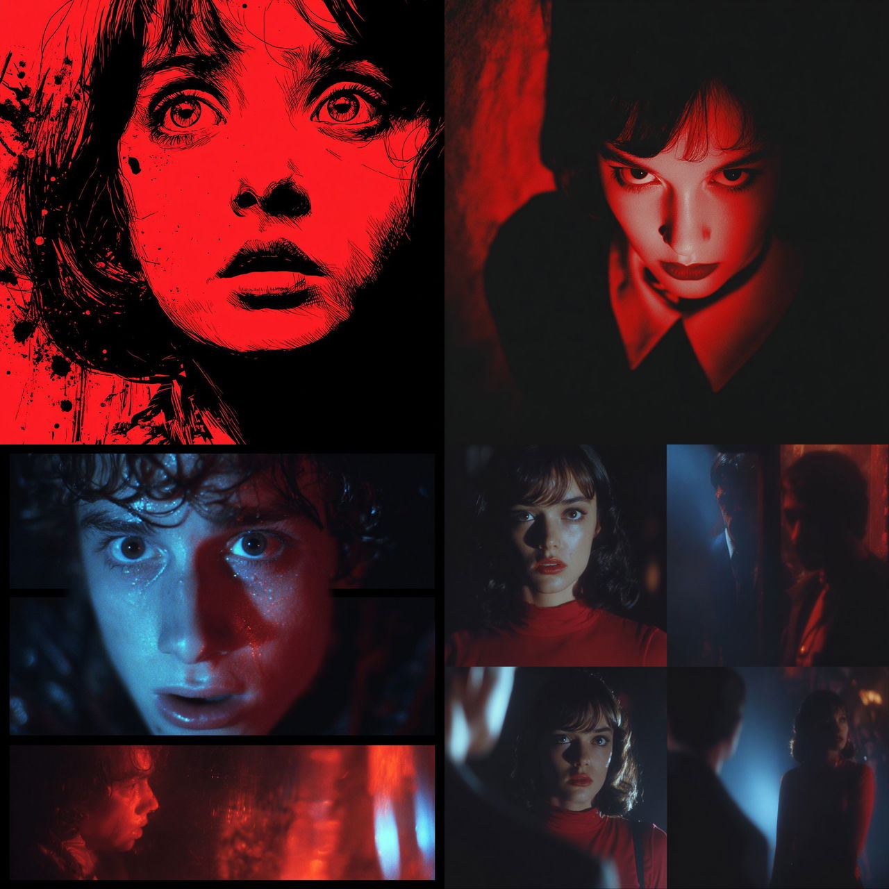 Dario Argento style, Midjourney V7, render 1 of 4