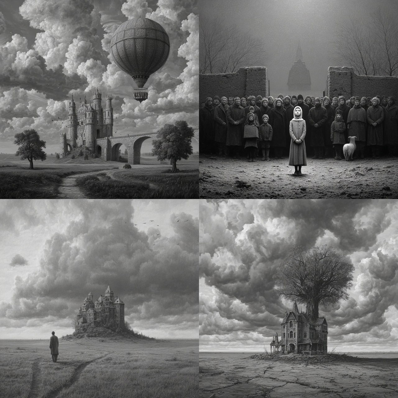 Dariusz Klimczak style, Midjourney V7, render 1 of 4