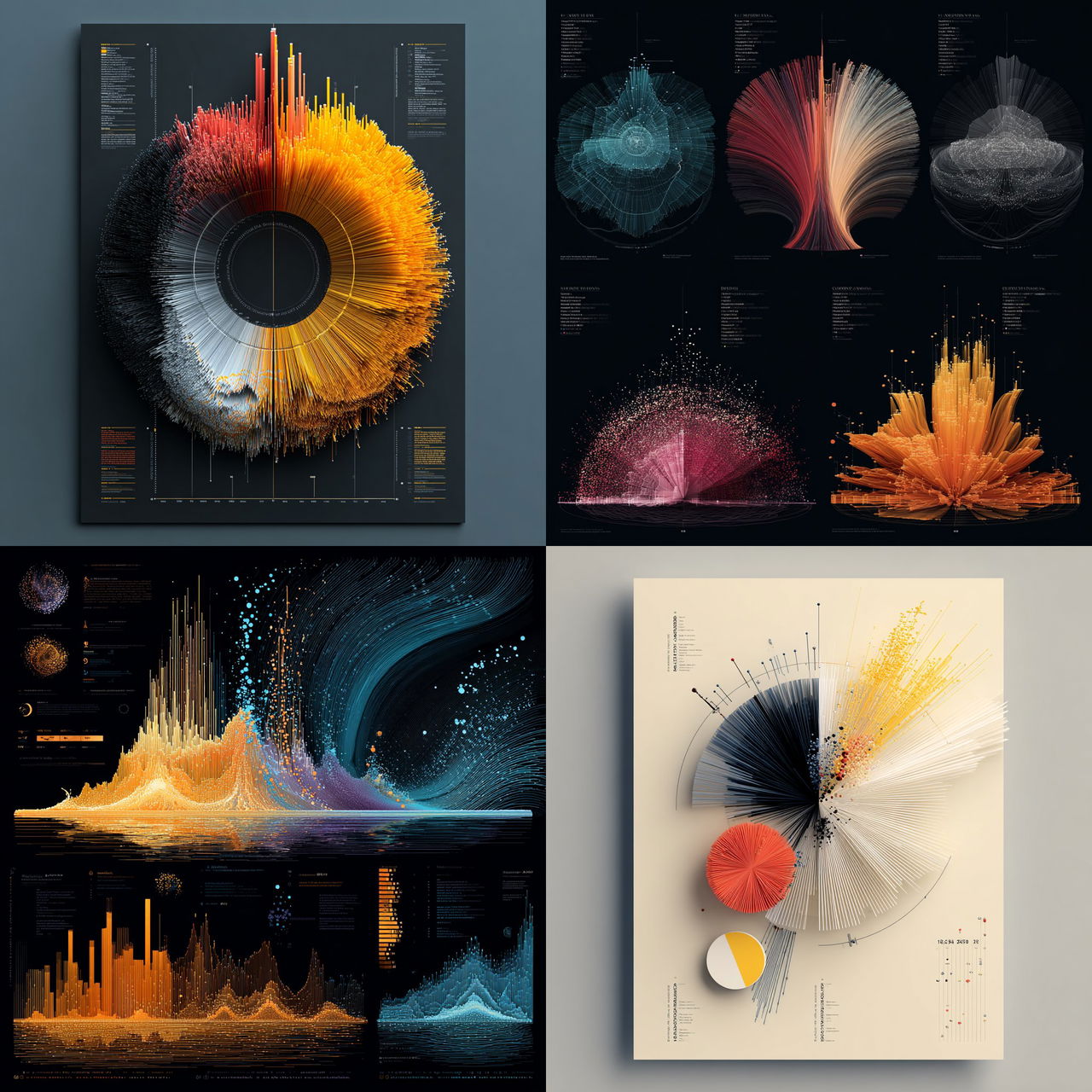Data visualization style, Midjourney V7, render 1 of 4