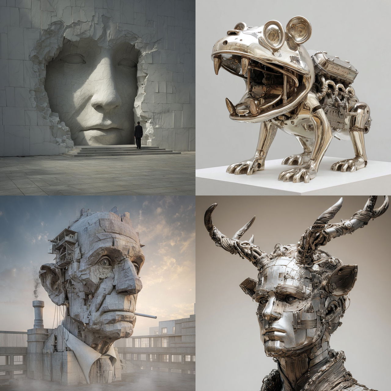 David Cerny style, Midjourney V7, render 1 of 4