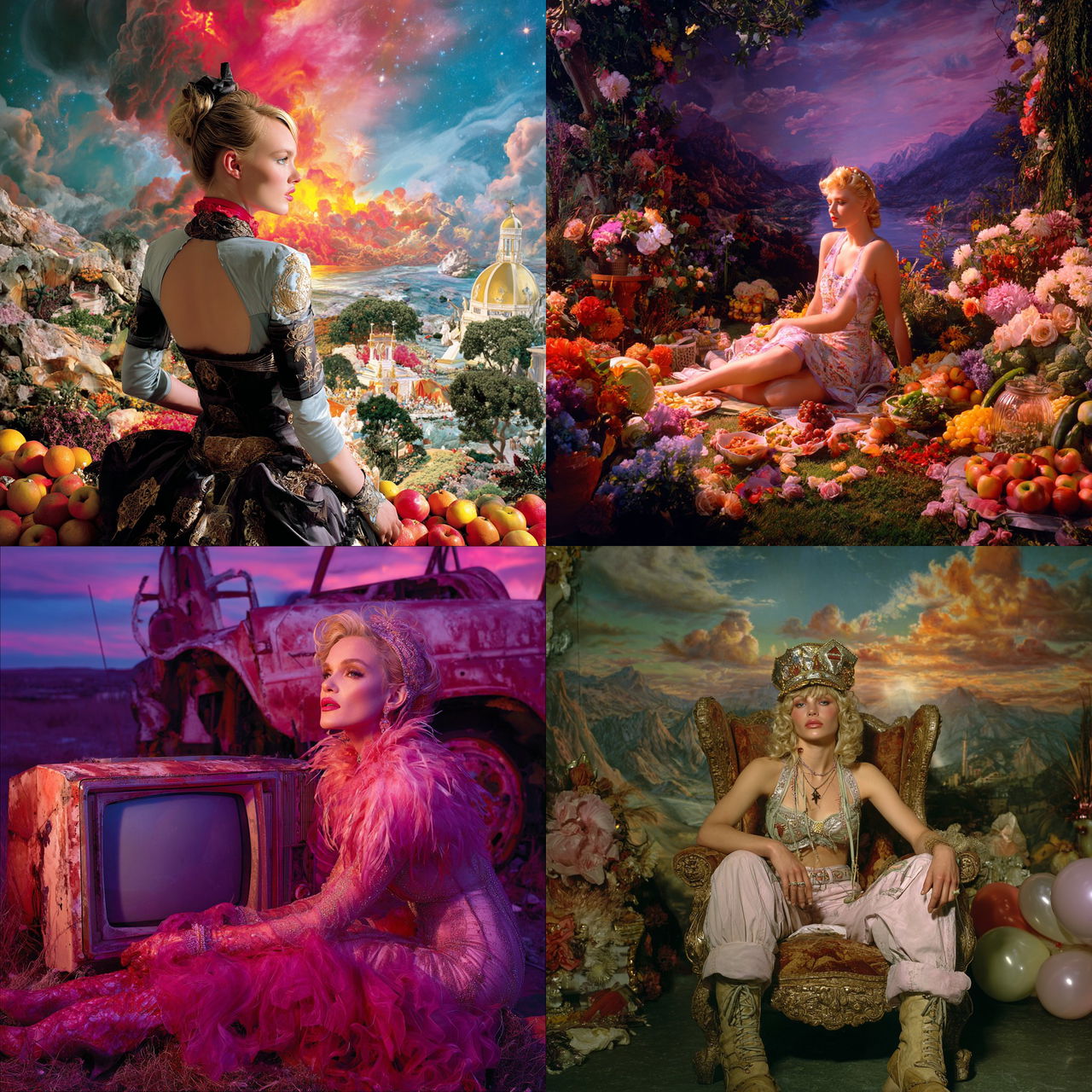 David LaChapelle style, Midjourney V7, render 1 of 4