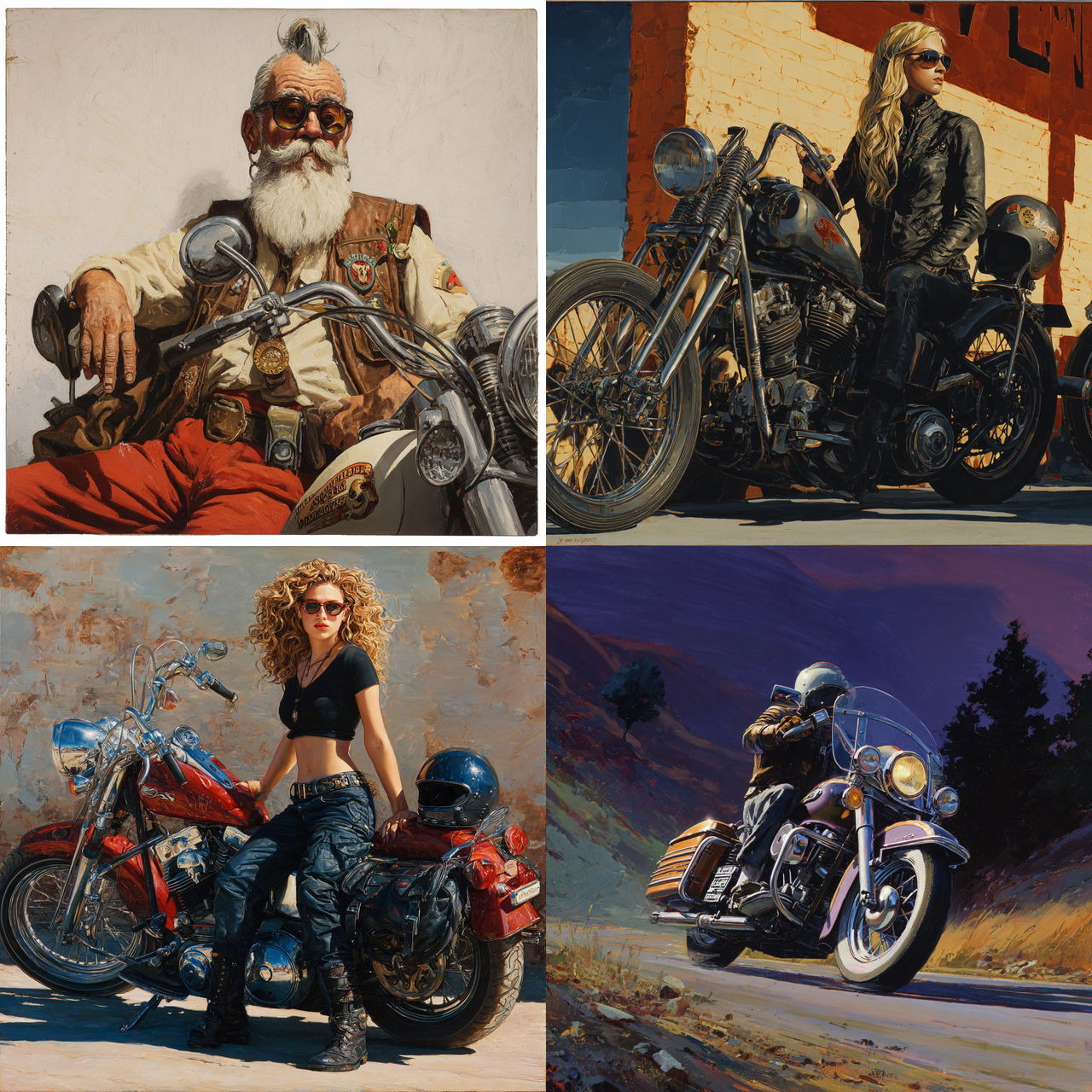 David Mann style, Midjourney V7, render 1 of 4