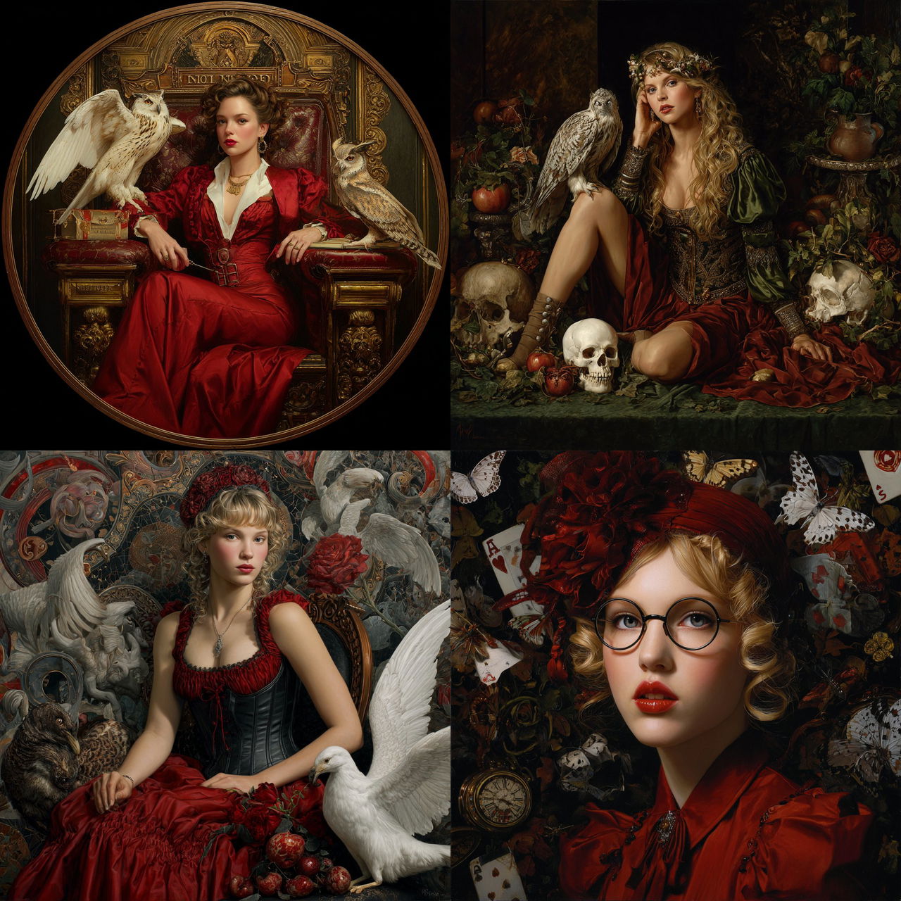 David Michael Bowers style, Midjourney V7, render 1 of 4