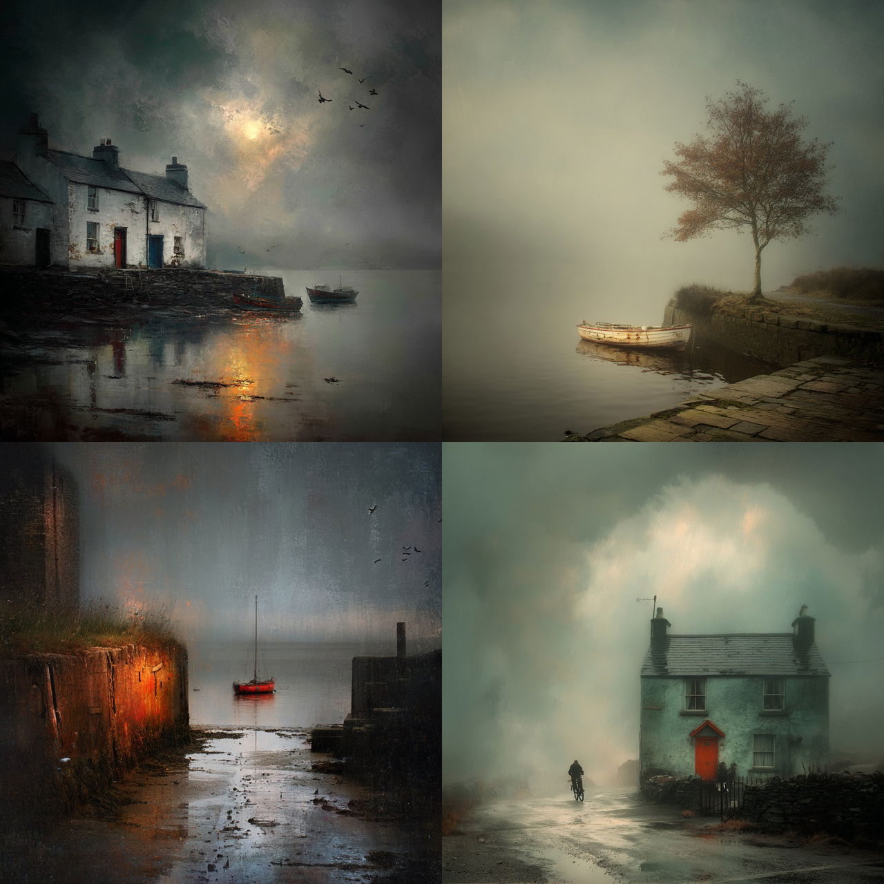 David Mould style, Midjourney V7, render 1 of 4