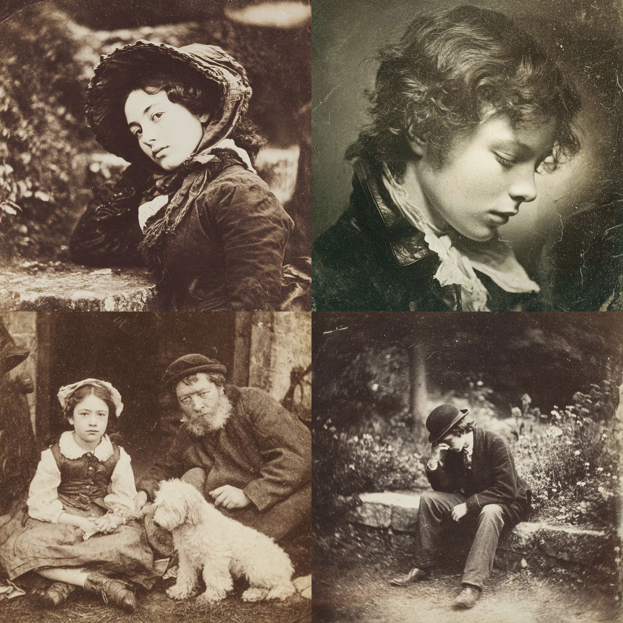 David Octavius Hill style, Midjourney V7, render 1 of 4