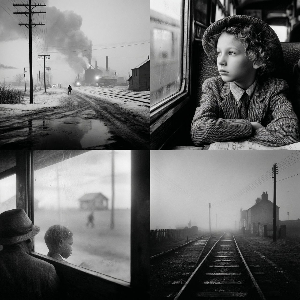David Plowden style, Midjourney V7, render 1 of 4
