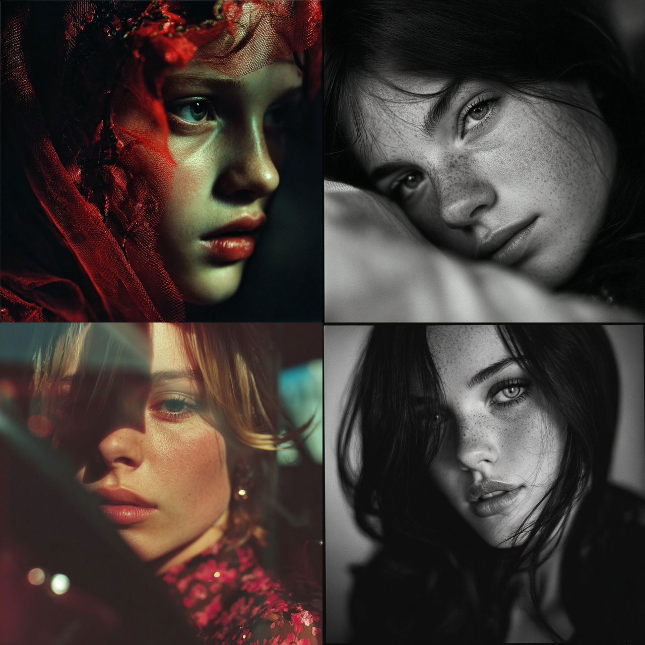 Davide Sorrenti style, Midjourney V7, render 1 of 4
