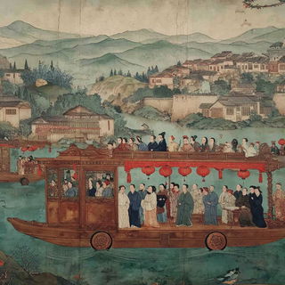 Tenonfold style, Midjourney V7: classical 18th-century oil painting