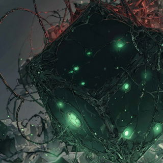 Fumebriar style, Midjourney V7: abstract 3D render