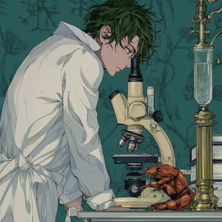 Fumebriar style, Midjourney V7: editorial illustration for popular scientific magazine cover